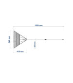 Σκούπα Φύλλων Πλαστική 22 Δόντια TRAMONTINA 77850721 - Image 2