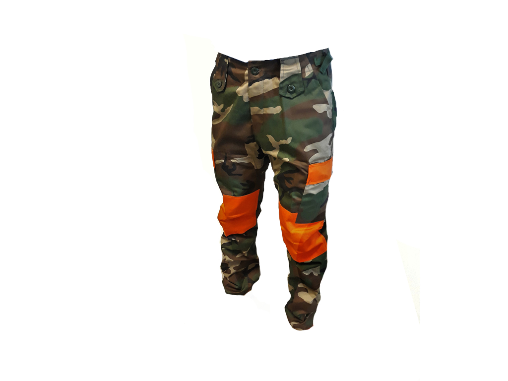 Παντελόνι αμερικ. παραλ. με πορτι λεπτ. (1) Παντελόνι αμερικάνικης παραλλαγής με Πορτοκαλί λεπτομέρειες – ΙΕΡΑΞ - Image 1