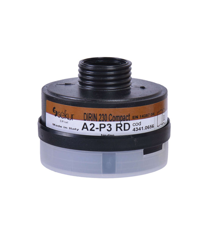 SEKUR DIRIN 230 A2P3 COMPACT ΦΙΛΤΡΟ ΜΑΣΚΑΣ SEKUR DIRIN 230 A2P3 COMPACT (0230-026) - Image 1