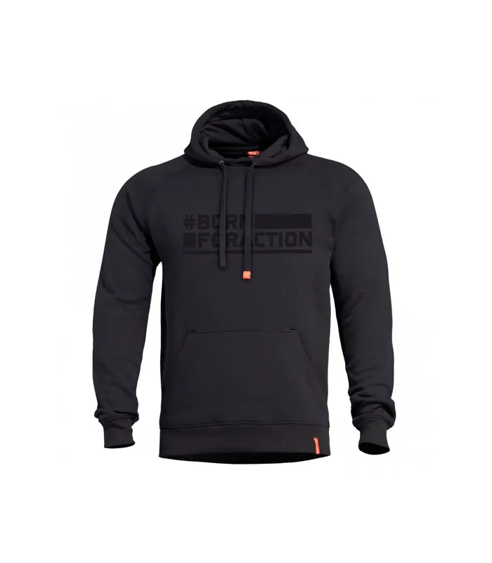 K09021-BA_BLACK Φούτερ με Κουκούλα Phaeton "Born For Action" Hoodie PENTAGON K09021-BA - Image 1
