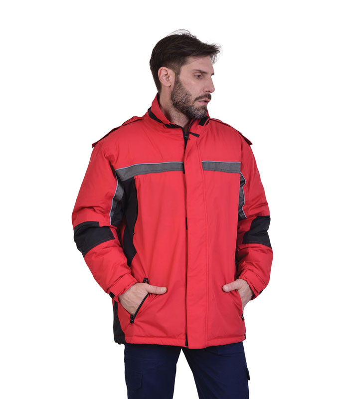 ΤΖΑΚΕΤ PARKA ΚΟΚΚΙΝΟ ΤΖΑΚΕΤ PARKA ΚΟΚΚΙΝΟ (5301-400) - Image 1