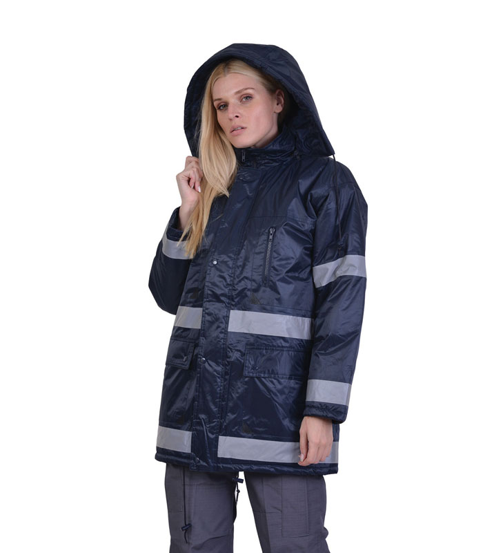 ΤΖΑΚΕΤ PARKA ΜΠΛΕ ME ΑΝΑΚΛΑΣΤΙΚΕΣ ΤΑΙΝΙΕΣ ΤΖΑΚΕΤ PARKA ΜΠΛΕ ME ΑΝΑΚΛΑΣΤΙΚΕΣ ΤΑΙΝΙΕΣ (5301-060) - Image 1