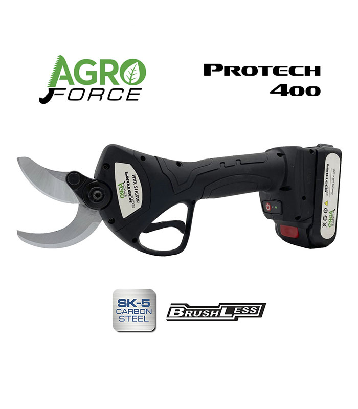ΨΑΛ 400 Agroforce Ψαλίδι κλάδου μπαταρίας Protech-400 (ΔΩΡΟ ΘΗΚΗ ΖΩΝΗΣ PROTECH) - Image 1