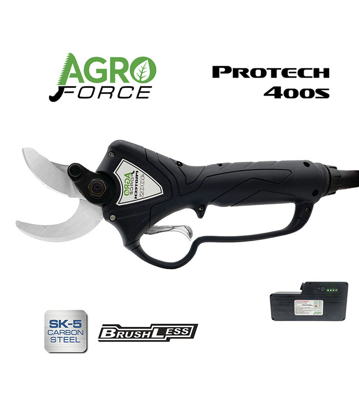 ΨΑΛ 400S Agroforce Ψαλίδι κλάδου μπαταρίας Protech-400S (ΔΩΡΟ ΘΗΚΗ ΖΩΝΗΣ PROTECH) - Image 1