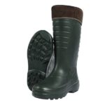 Γαλότσα Γονάτου Πράσινη με Γούνα - LEMIGO (7802-830)