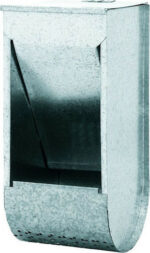 Ταΐστρα Κουνελιών Μεταλλική Μονή (12x12x27εκ) Biofan