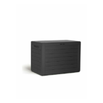 Μπαούλο Αποθήκευσης Κήπου 190lt PROSPERPLAST Woodebox MBBL190-S433 78x43,3x55Ycm Ανθρακί