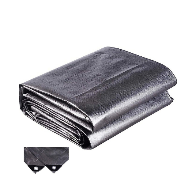 Ανώνυμο σχέδιο Cresman Αδιάβροχος Μουσαμάς 200gr/m² 4x5m Βαρέως Τύπου Ασημί - Image 1