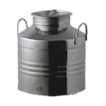 Ανοξείδωτο Δοχείο QUATTRO EFFE με Bιδωτό Καπάκι 20lt (Xωρίς κάνουλα 1/2") 100028