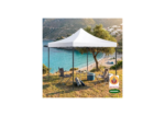 Πτυσσόμενο Κιόσκι Κήπου 3x3m Λευκό 420D GRASHER TGL3435 - Image 2